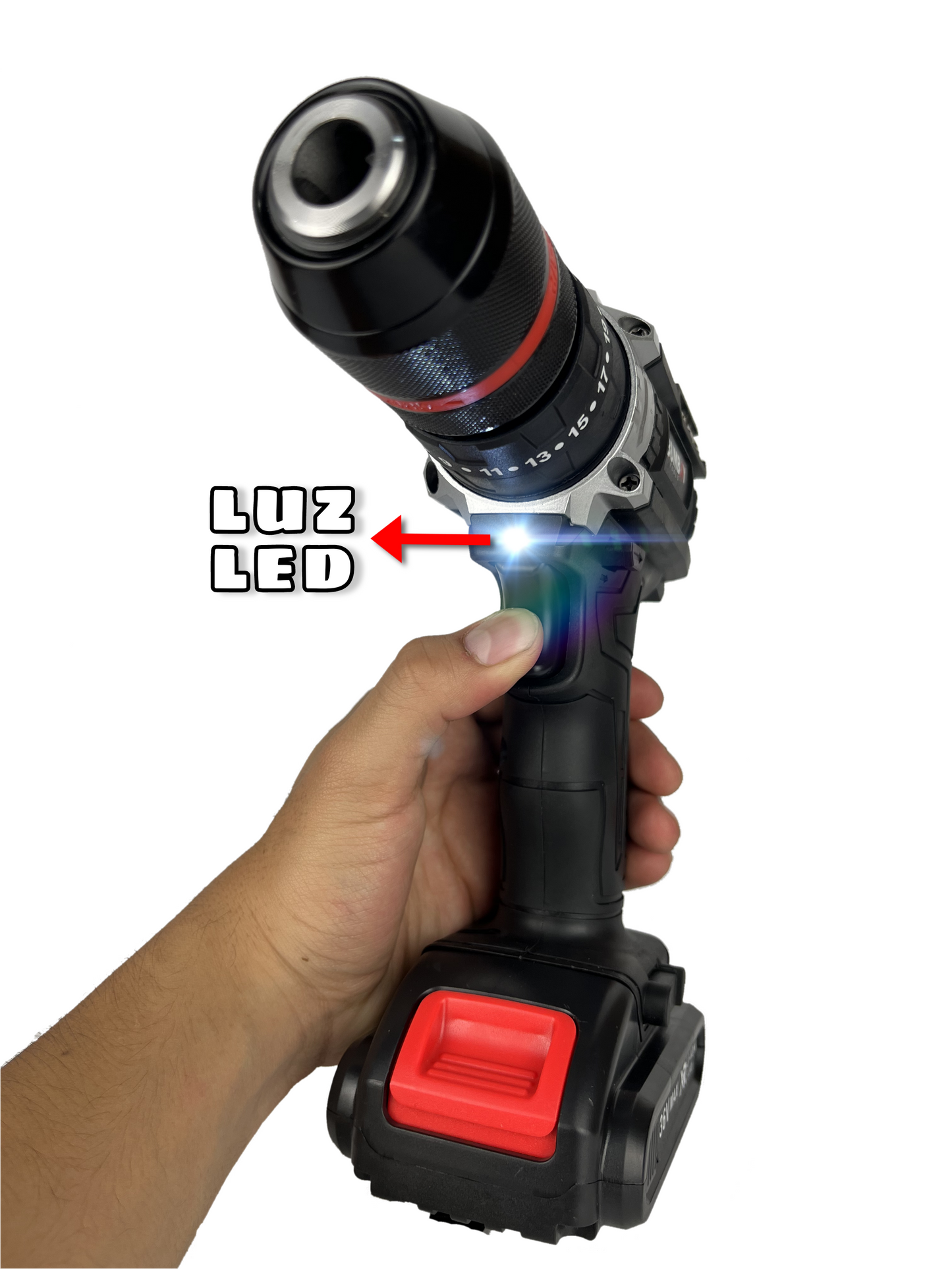 TALADRO PERCUTOR INALAMBRICO FULL 36V NE