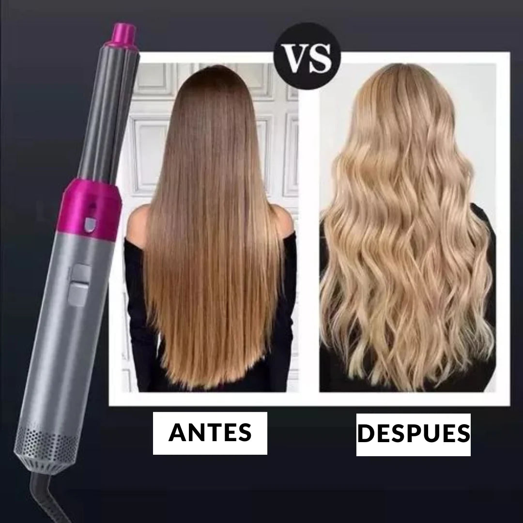Cepillo secador 5 en 1 alisador de pelo